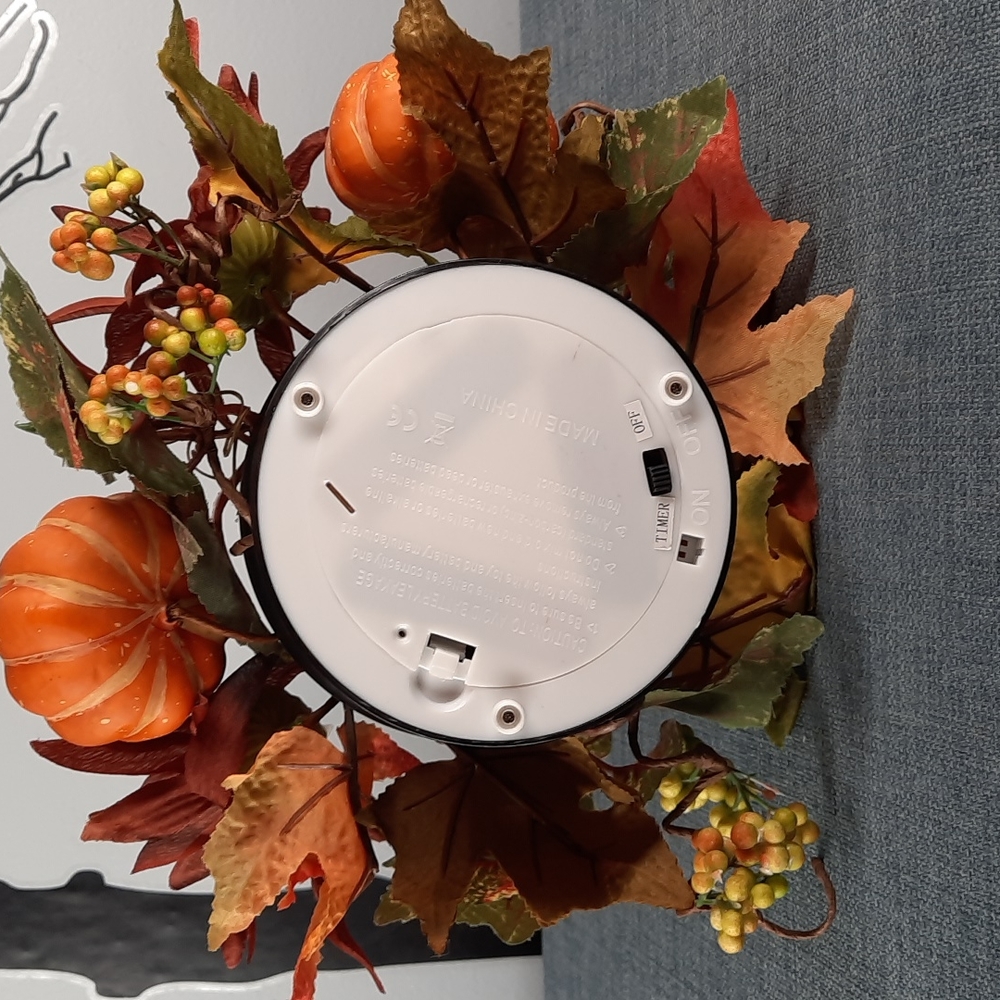 Lantern Battery Candle Operated Fall Harvest Autumn Thanksgiving Sit Hang NWT - Picture 6 of 9